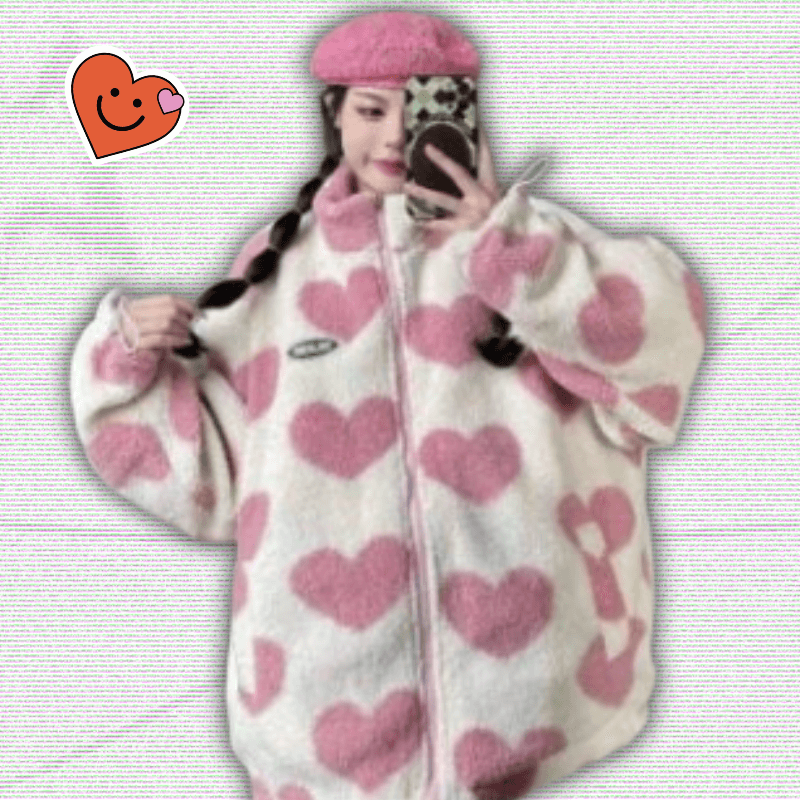 Y2K Lamb Plush Coat