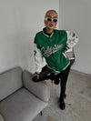 Y2K Leather Varsity Jacket