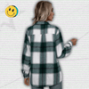 Y2K Long Sleeve Plaid Jacket