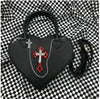 Y2K Love Heart Purse Handbag