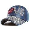 Y2K Love Rhinestone Hat