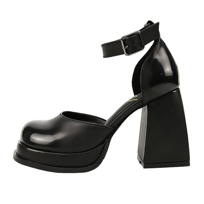 Y2K Mary Jane Platform Heels