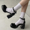 Y2K Mary Jane Platform Heels