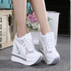 Y2K Mesh Platform Sneakers