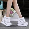 Y2K Mesh Platform Sneakers