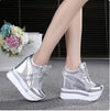 Y2K Mesh Platform Sneakers