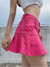 Y2K Mini Pleated Skirt