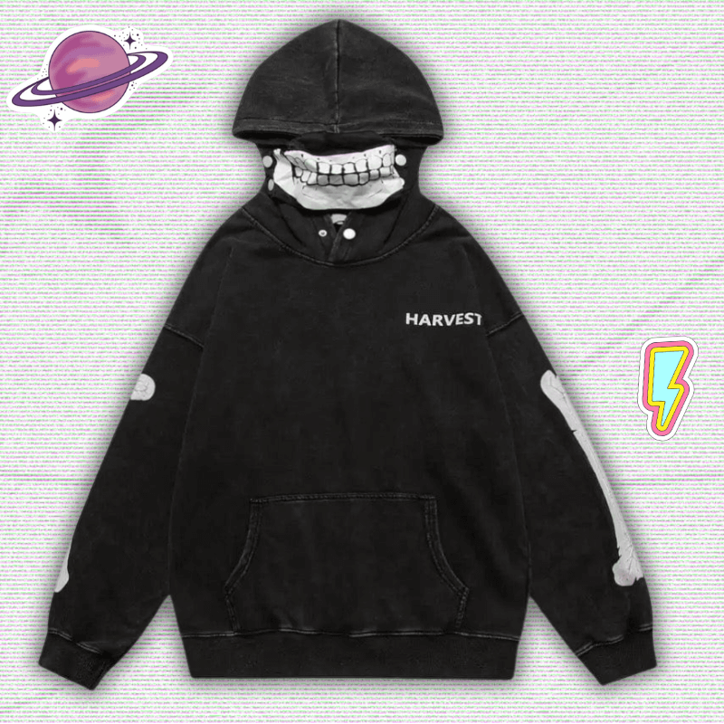 Y2K Money Heist Skelly Hoodie