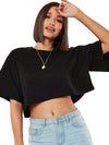 Y2K Navel Baring Crop Top