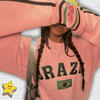 Y2K Oversized Brazil Sweatshirt