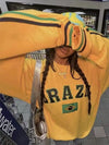 Y2K Oversized Brazil Sweatshirt