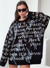 Y2K Oversized Knitted Coat