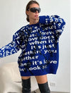 Y2K Oversized Knitted Coat