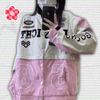 Y2K Pink Racer Jacket