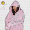 Y2K Pink Rhinestone Hoodie