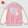 Y2K Pink Varsity Jacket