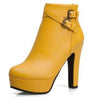 Y2K Platform Ankle Boots