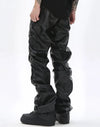 Y2K Pleated Leather Pants