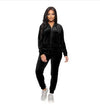 Y2K Plus Size Velour Tracksuit