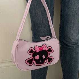 Y2K Punk Skull Bag