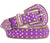 Y2K Purple Rhinestone Belt