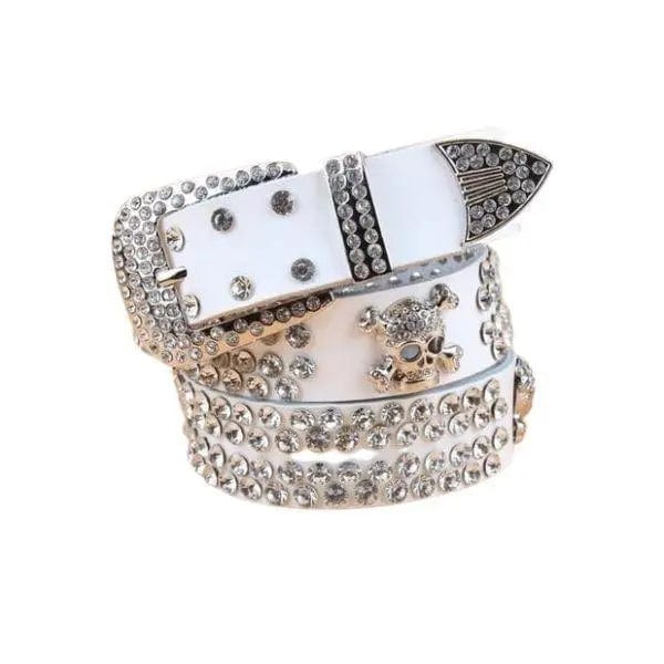 Y2K Rhinestone Buckle Belt