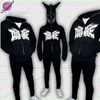 Y2K Rhinestone Skeleton Hoodies