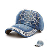 Y2K Rhinestone Spider Hat