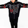 Y2K Rhinestones Butterfly Skeleton Hoodie