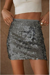 Y2K Sequin Mini Skirt