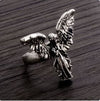 Y2K Silver Angel Ring