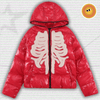 Y2K Skeleton Puffer Jacket