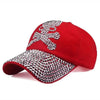 Y2K Skull Rhinestone Hat