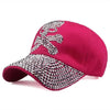 Y2K Skull Rhinestone Hat