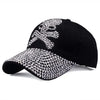 Y2K Skull Rhinestone Hat