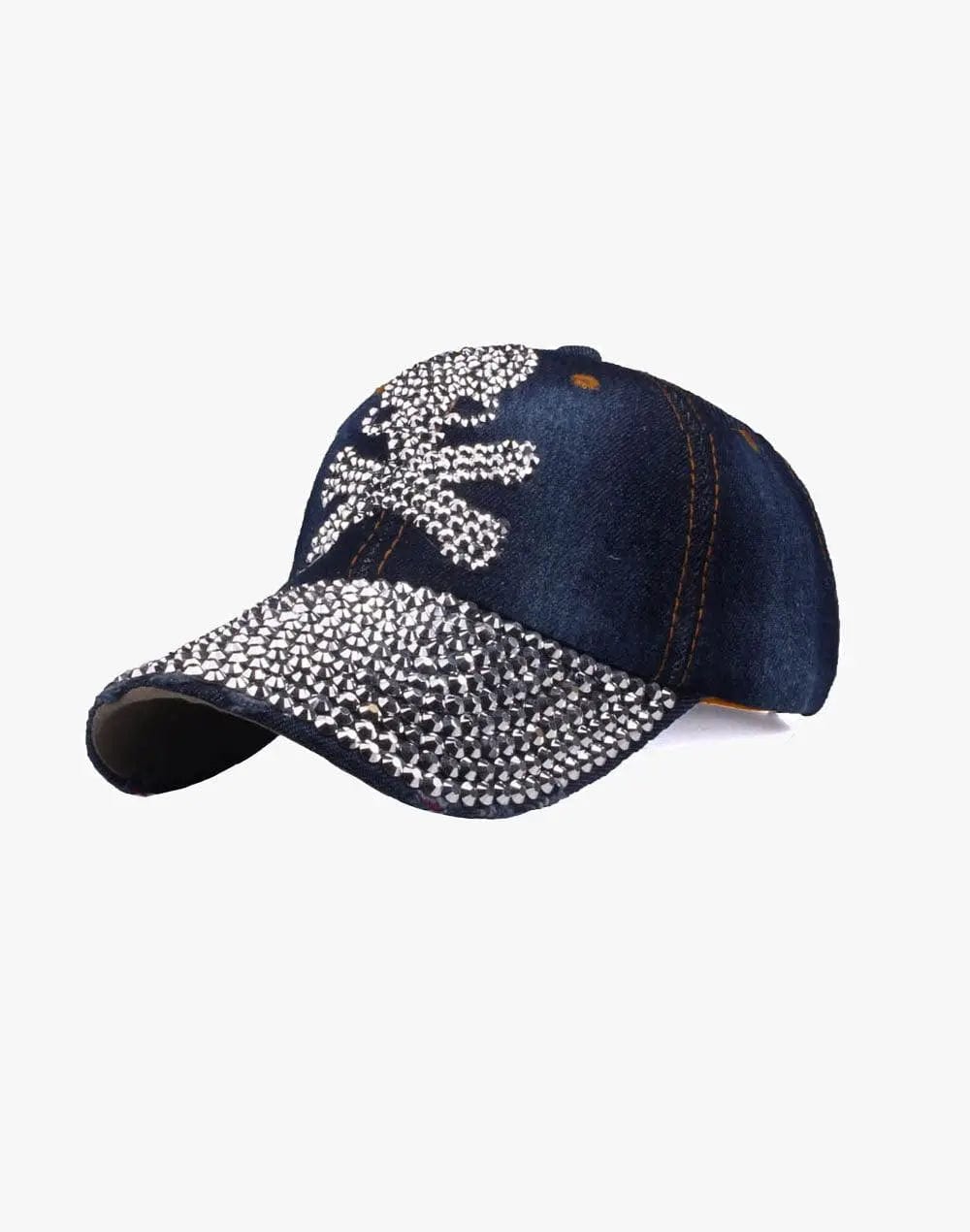 Y2K Skull Rhinestone Hat