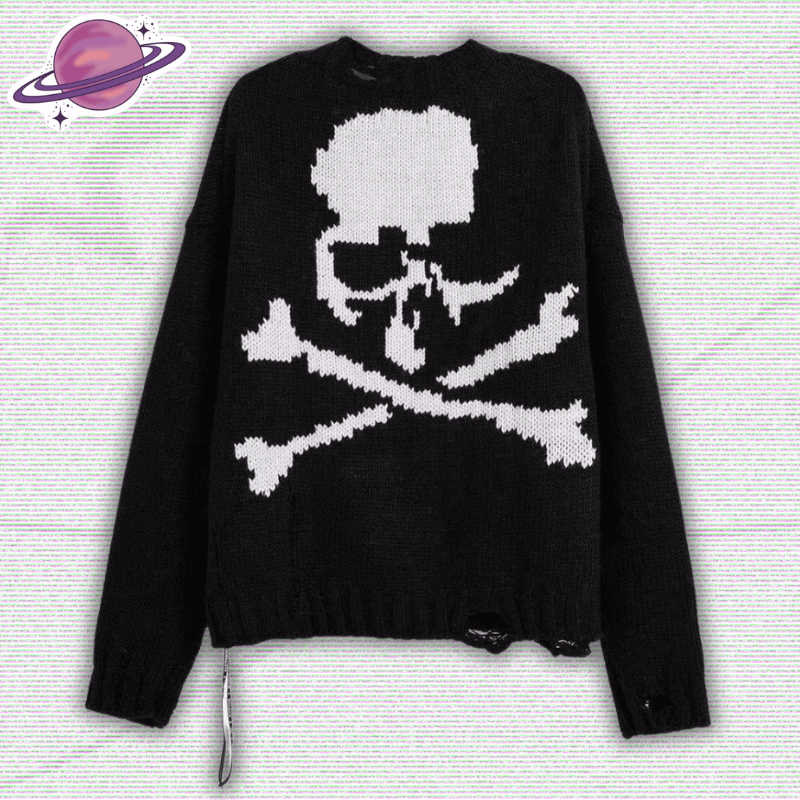 Y2K Skull Sweatshirt