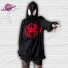 Y2K Spider Gothic Printed Hoodie