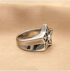 Y2K Star Pattern Ring