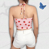 Y2K Sweet Stramberry Crop Top