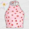 Y2K Sweet Stramberry Crop Top