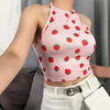 Y2K Sweet Stramberry Crop Top