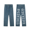 Y2K Washed Denim Pants