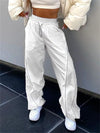 Y2K White Track Pants