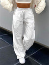 Y2K White Track Pants