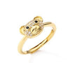 Y2K Zircon Bear Ring