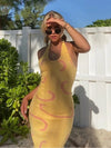 Yellow Y2K Dress