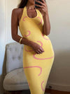 Yellow Y2K Dress